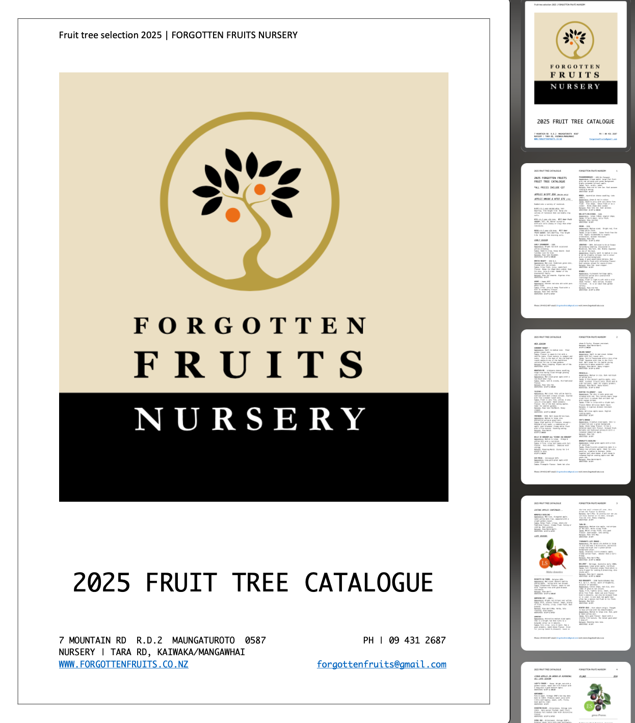 Fruits About Us